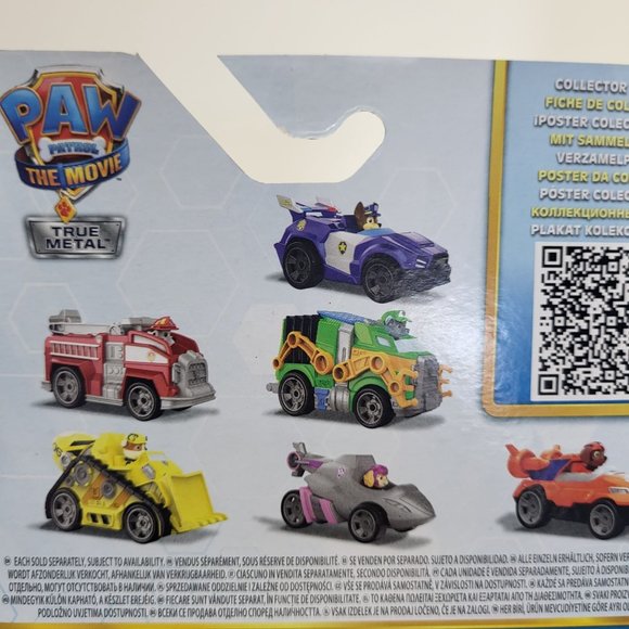 Spin Master Paw Patrol The Movie Rubble True Metal Diecast Vehicle Nickelodeon - Picture 11 of 13